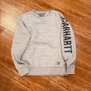 Carhartt women’s Heather Gray Crewneck Sweater